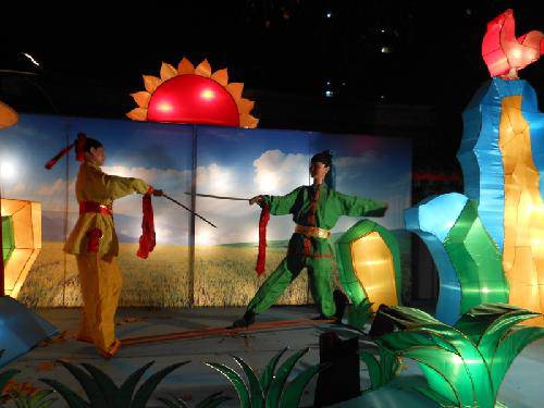 快乐元宵节之---王城公园看花灯作文