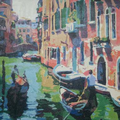 我画数字油画作文