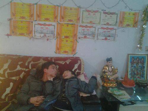 我为爸爸洗脸洗脚作文