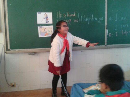 “我是你的眼”作文