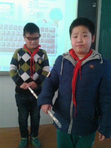 “我是你的眼”作文