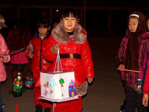 美丽的灯,美丽的会!作文