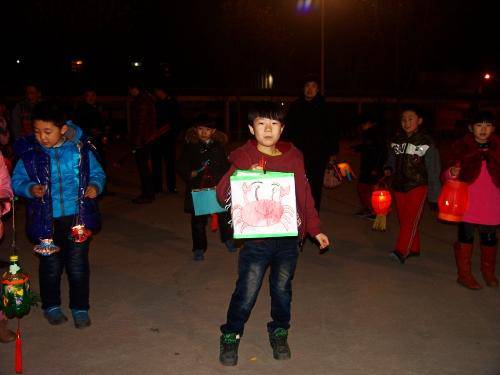 美丽的灯,美丽的会!作文