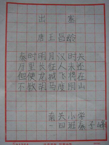 我当小小书法家作文