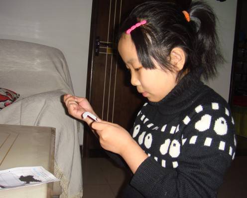 我学“十字绣”作文