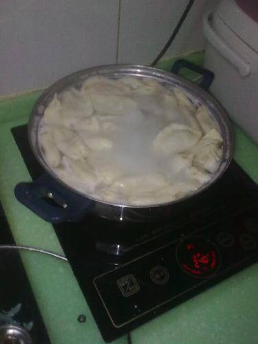 第一次包饺子——爱我就让我承担作文