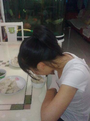 第一次包饺子——爱我就让我承担作文