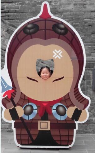 西安城墙骑单车作文