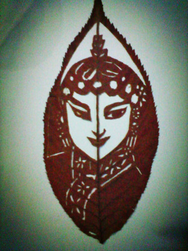 【叶雕作品】月满弦·旦角作文