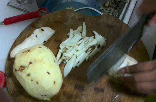 自做红薯条【附图~】作文