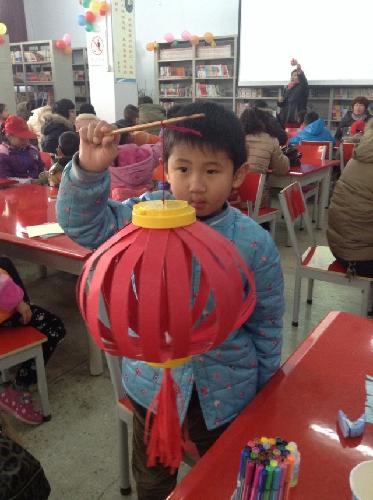 亲子小制作—自制灯笼作文