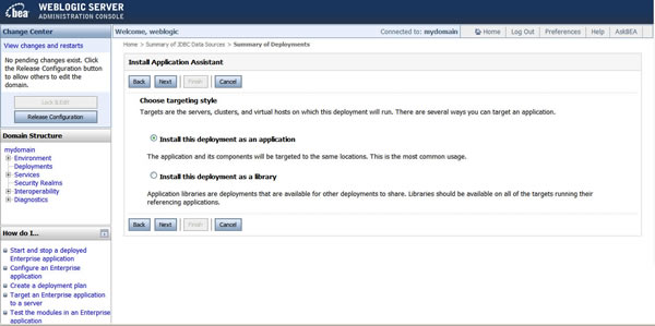 weblogic9.2Ӧ�ó������