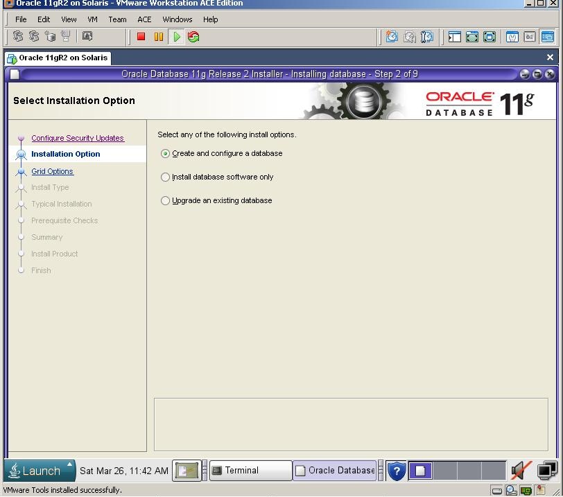 Solaris ϵͳ�ϰ�װOracle11g R2��WebLogic10.3.0.0