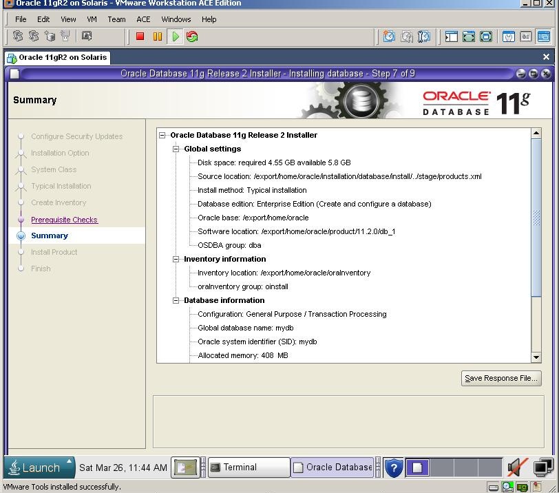 Solaris ϵͳ�ϰ�װOracle11g R2��WebLogic10.3.0.0