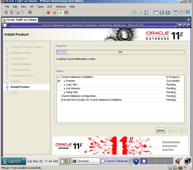 Solaris ϵͳ�ϰ�װOracle11g R2��WebLogic10.3.0.0