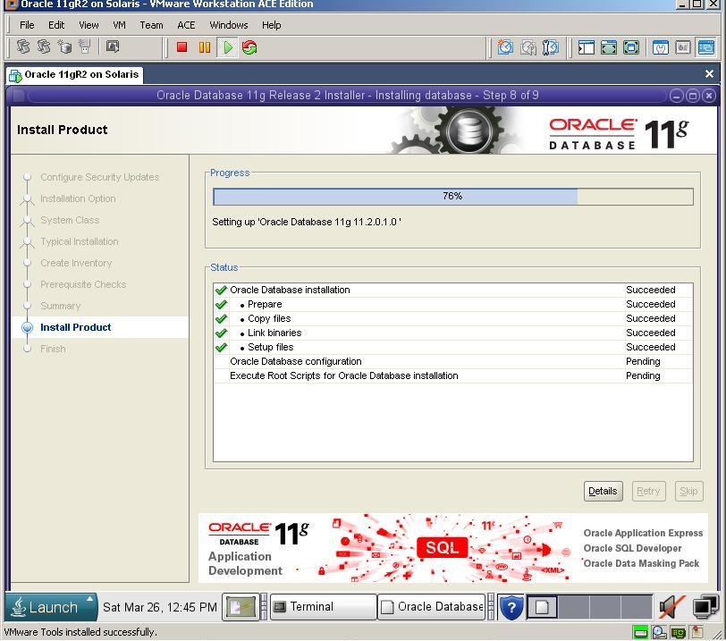 Solaris ϵͳ�ϰ�װOracle11g R2��WebLogic10.3.0.0
