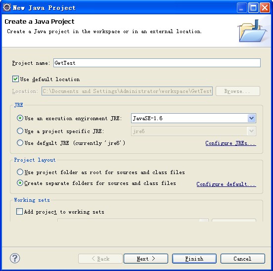 Java��Ŀ��ʹ��Gwt
