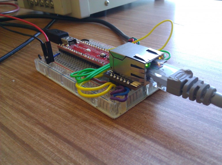 Maple Mini�»���WIZ820io��web server