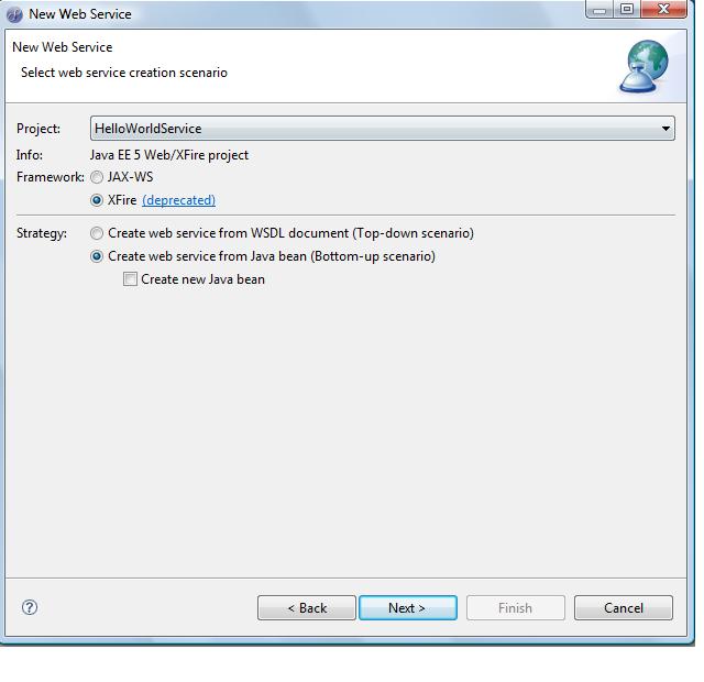 ����MyEclipse����Web Service��Xfire��ܣ�
