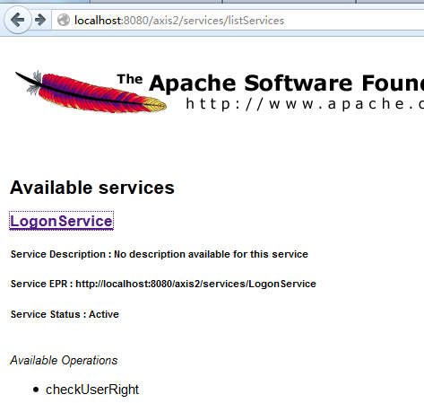 Eclipse环境下 使用Axis2 筹建WebService
