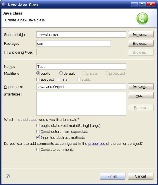 ����AXIS��web service��Ŀ�����ｨ