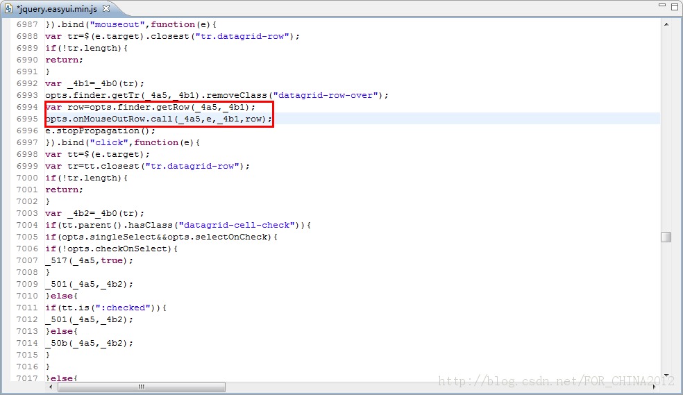  jQuery EasyUI Datagrid ͣ/뿪¼onMouseOver/onMouseOut