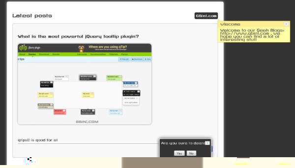 推荐2013年最新的十款jquery插件