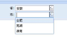 extjs的ComboBox 二级联动