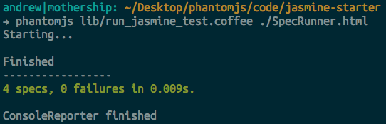 运用PhantomJS测试JavaScript
