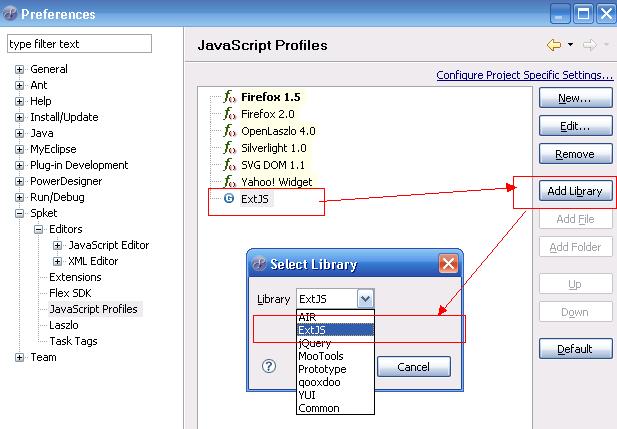 MyEclipse 8.0 װ ExtJs  Spket