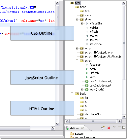 Javascript(AJAX)   Aptana