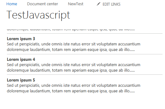 SharePoint 2013 应用嵌入JavaScript方式实现一个垂直滚动列表