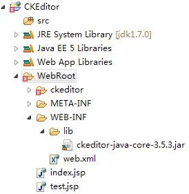 在Jsp页面中引出CKEditor