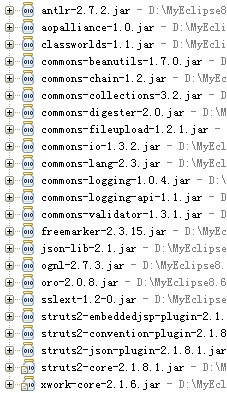 struts json ajax action 组合