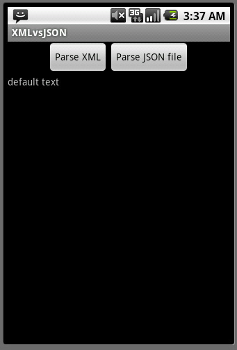  Android ʹ XML  JSON 1 :  Android Ӧóо JSON  XML 洦