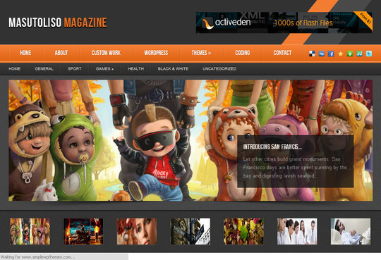 50个漂亮免费的 WordPress 主题(上)