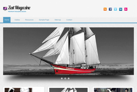 50个漂亮免费的 WordPress 主题(上)