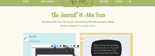 Min Tran 2011 最美丽的网站(上)