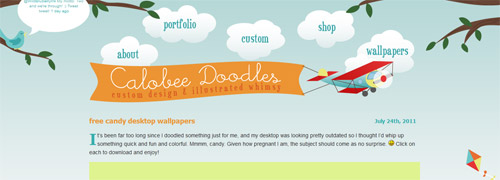 Calobee Doodles 2011 最美丽的网站(上)