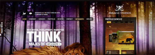 Miracle Studios 2011 最美丽的网站(上)