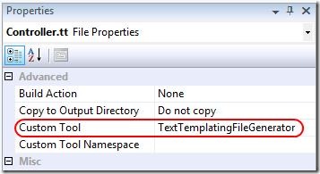 T4 模板： 替 ASP.NET MVC 开发人员快速入门指南