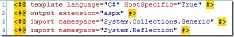 T4 模板： 替 ASP.NET MVC 开发人员快速入门指南