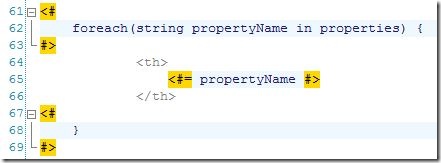 T4 模板： 替 ASP.NET MVC 开发人员快速入门指南