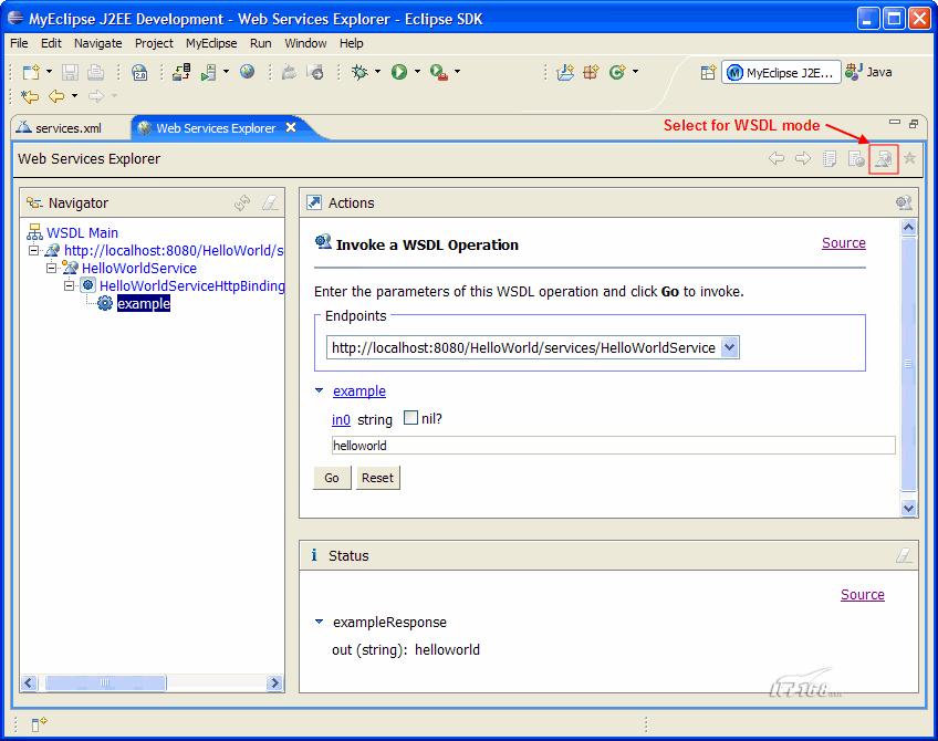 MyEclipse java+xfire webservice����