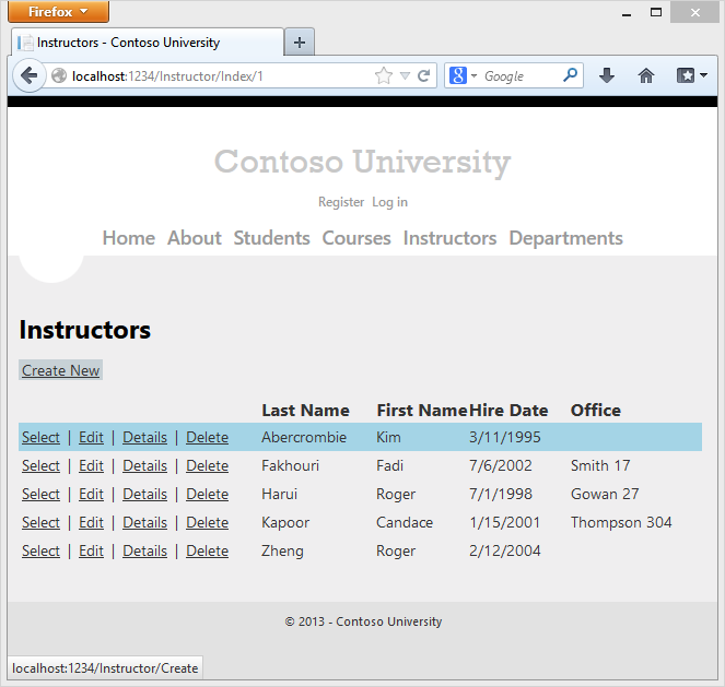 MVCʹEF(): ASP.NET MVC ʹEntity Frameworkȡ