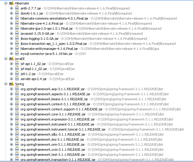 �Ͱ��˶���ѧϰ������֮��Web�㼯��Struts2.3��Spring3.1