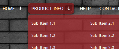 22款经典UI设计二级上拉菜单导航系列