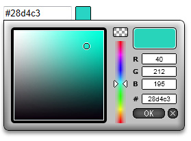 jQuery插件色彩选择器: 可以使你最喜爱的 “EXColor”