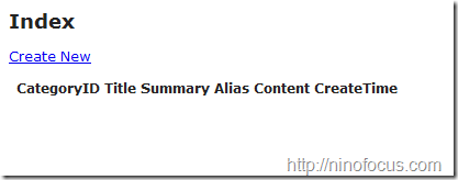 ASP.NET MVC3ӦEFCodeFirst 1.0