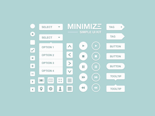 精心提选32套精美的免费 PSD 网页界面设计素材